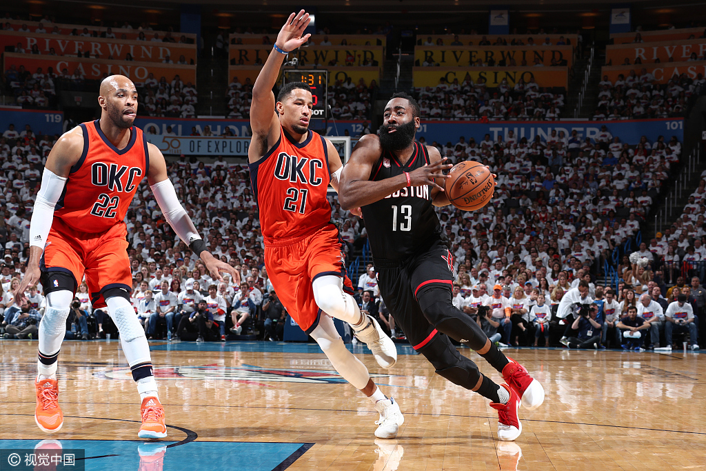 火箭与雷霆季后赛对决,变化铸就自信与成就,励志之光照亮胜利之路