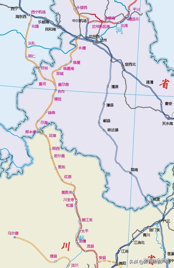 最新甘肃省地图详解，地理脉络与人文风情解读